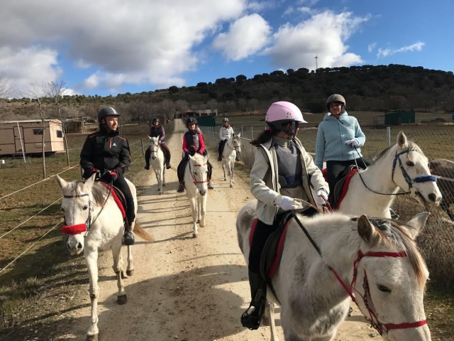 Excursion en caballos blancos